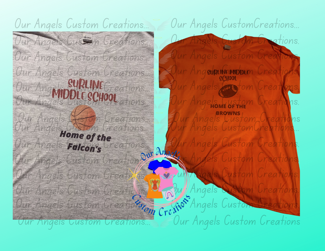 Customized School Sports T-Shirt